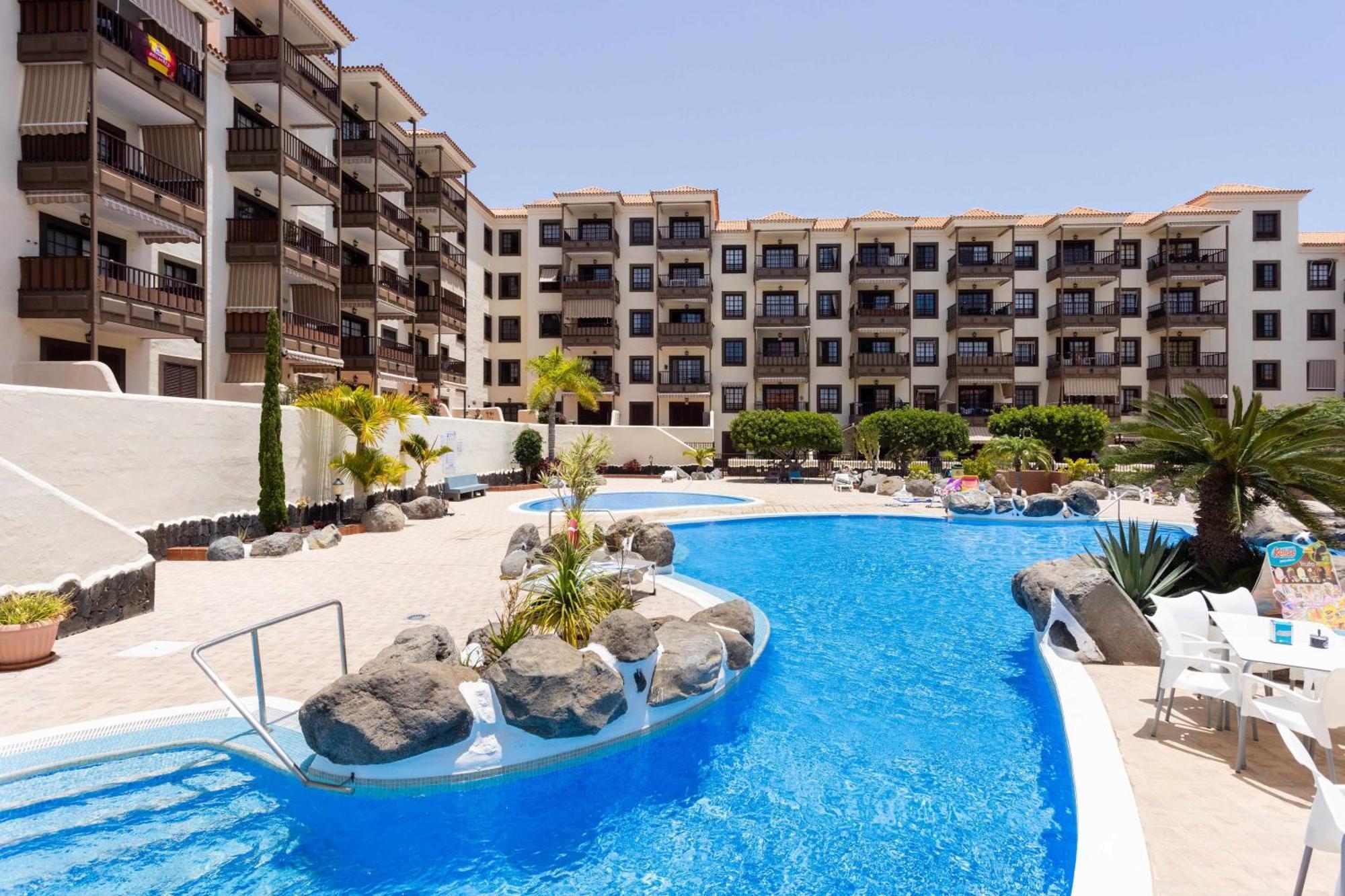 Agradable Piso Con Piscina & Playa Terraza Y Wifi Apartment Costa Del Silencio Exterior photo
